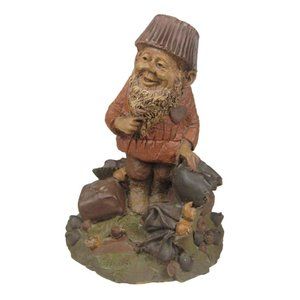 Tom Clark Gnome Figurine Sculpture Elf Chocolate Chip Vintage Resin WEAR